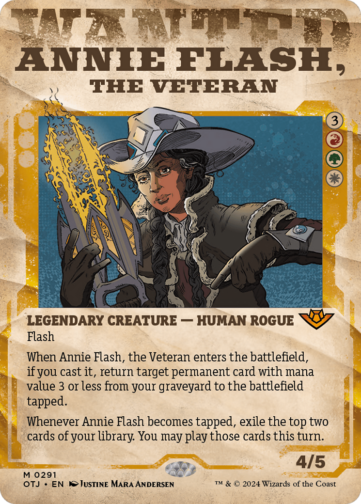 Annie Flash, the Veteran (Showcase) [Outlaws of Thunder Junction] | Chromatic Games