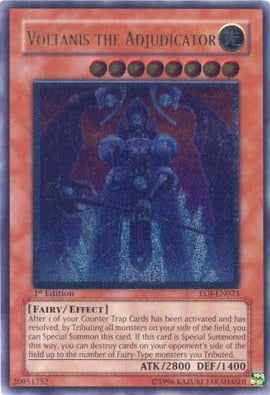 Voltanis the Adjudicator [EOJ-EN023] Ultimate Rare | Chromatic Games