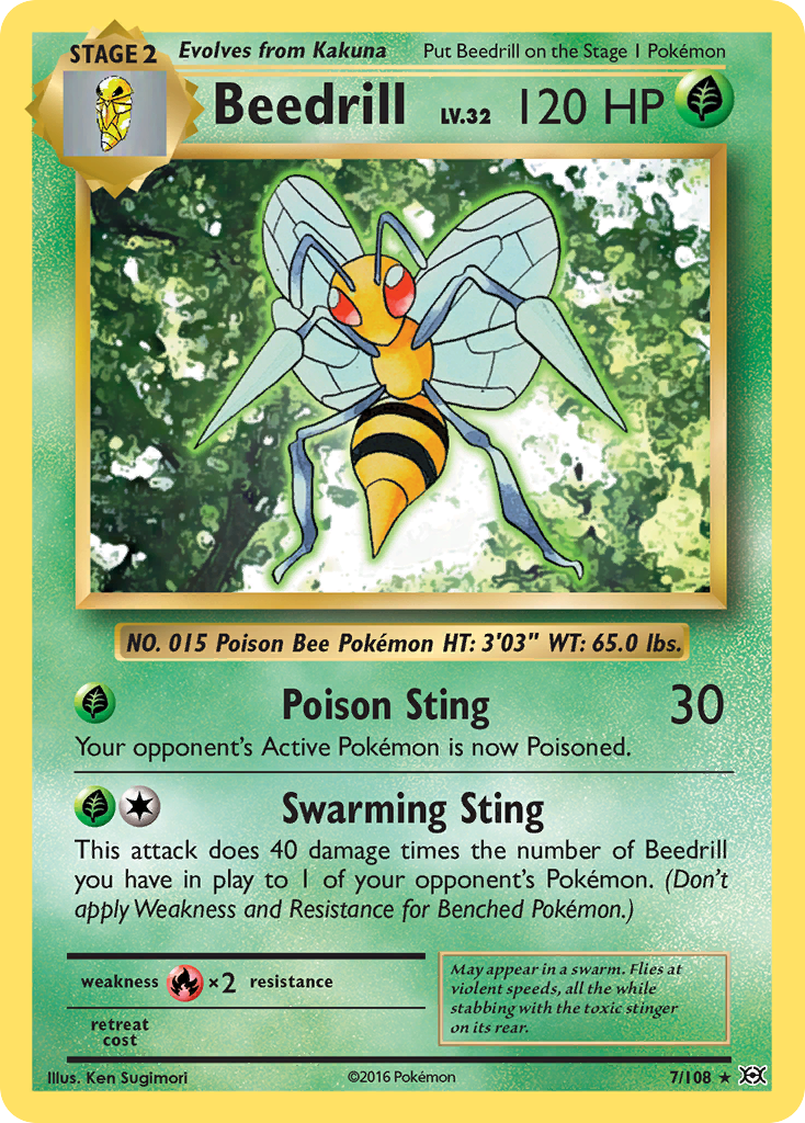 Beedrill (7/108) [XY: Evolutions] | Chromatic Games