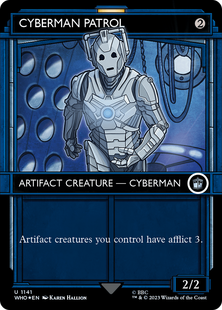 Cyberman Patrol (Showcase) (Surge Foil) [Doctor Who] | Chromatic Games