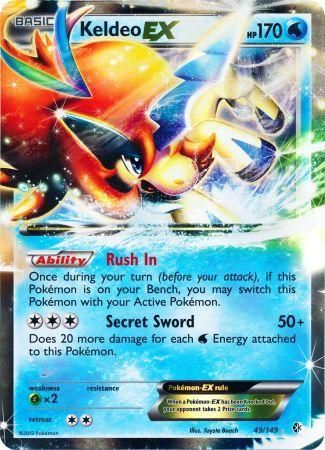 Keldeo EX (49/149) (Jumbo Card) [Black & White: Boundaries Crossed] | Chromatic Games