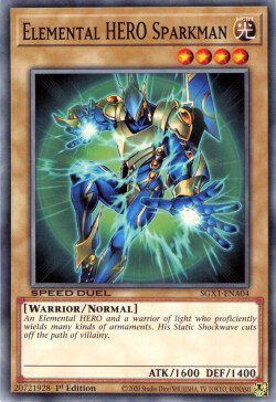 Elemental HERO Sparkman [SGX1-ENA04] Common | Chromatic Games