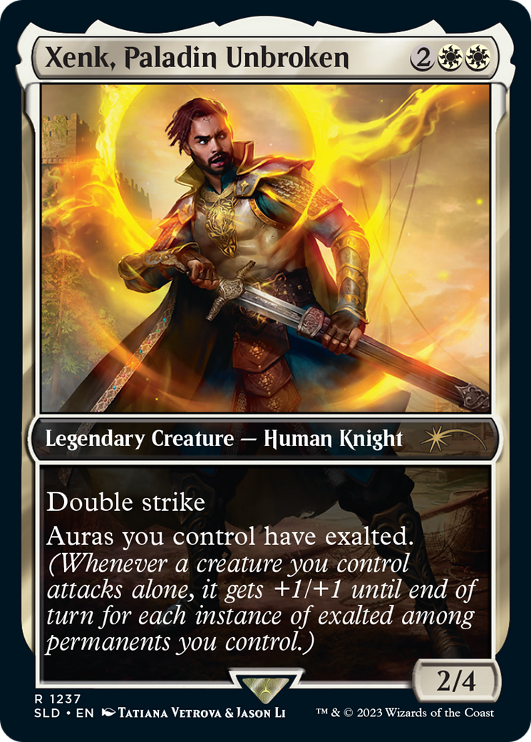 Xenk, Paladin Unbroken [Secret Lair Drop Series] | Chromatic Games