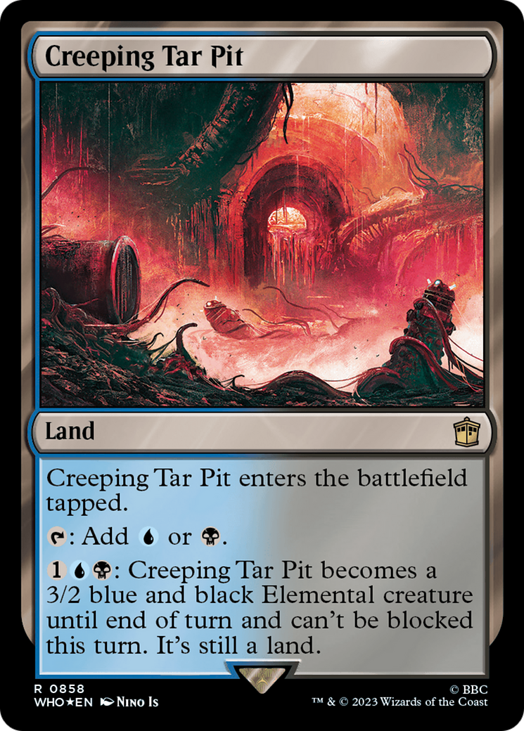 Creeping Tar Pit (Surge Foil) [Doctor Who] | Chromatic Games