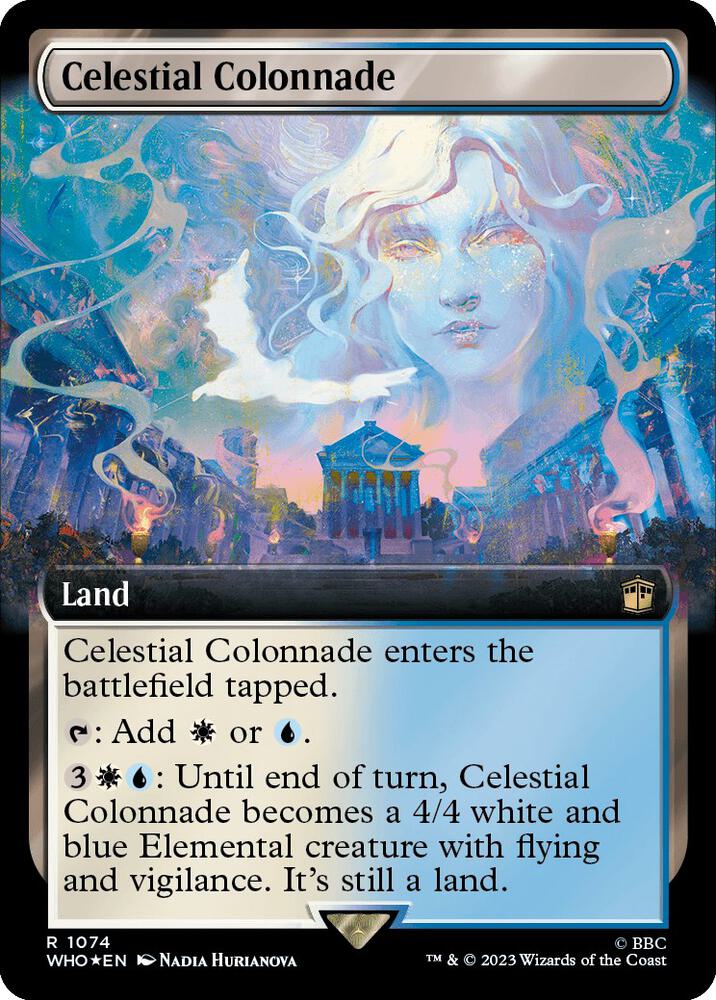 Celestial Colonnade 1074/331 (Universes Beyond: Doctor Who)  - Extended Art Surge Foil | Chromatic Games