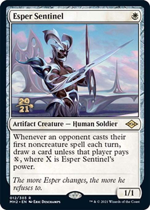 Esper Sentinel 12s/86 (Prerelease Cards)  - Foil | Chromatic Games