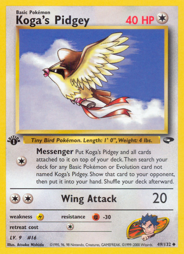 Koga's Pidgey (49/132) [Gym Challenge 1st Edition] | Chromatic Games