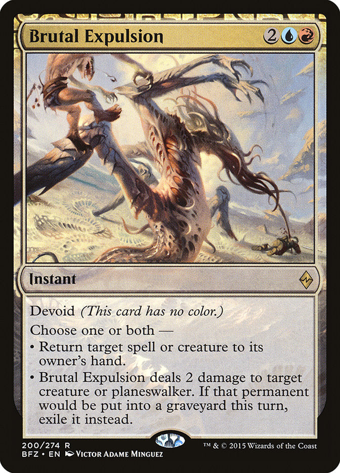 Brutal Expulsion 200/274 (Battle for Zendikar)  - Foil | Chromatic Games