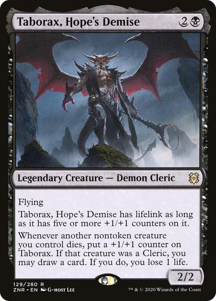 Taborax, Hope's Demise 129 (Zendikar Rising)  - Foil | Chromatic Games