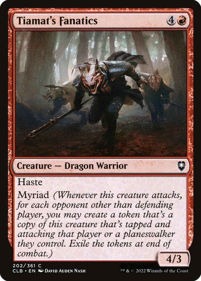 Tiamat's Fanatics 202 (Commander Legends: Battle for Baldur's Gate)  | Chromatic Games
