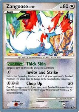 Zangoose LV.29 (66/127) (Queengar - Jason Martinez) [World Championships 2009] | Chromatic Games