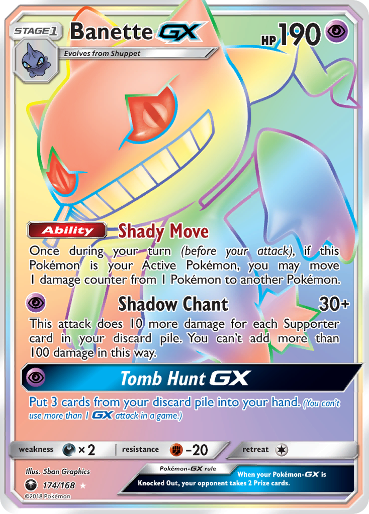 Banette GX (174/168) [Sun & Moon: Celestial Storm] | Chromatic Games