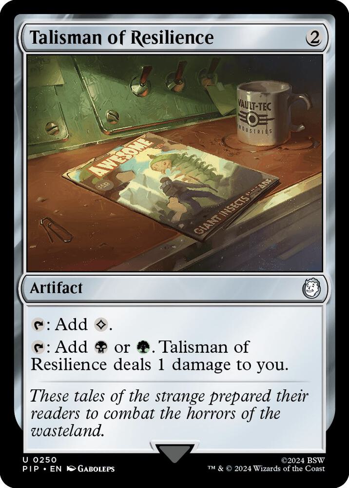 Talisman of Resilience 250 (Universes Beyond: Fallout)  | Chromatic Games