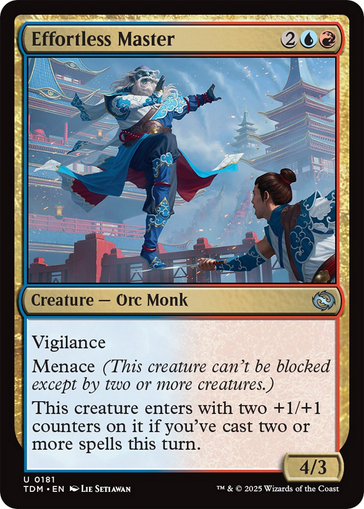 Effortless Master [Tarkir: Dragonstorm] | Chromatic Games
