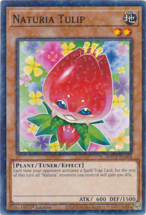 Naturia Tulip (Duel Terminal) [HAC1-EN104] Common | Chromatic Games
