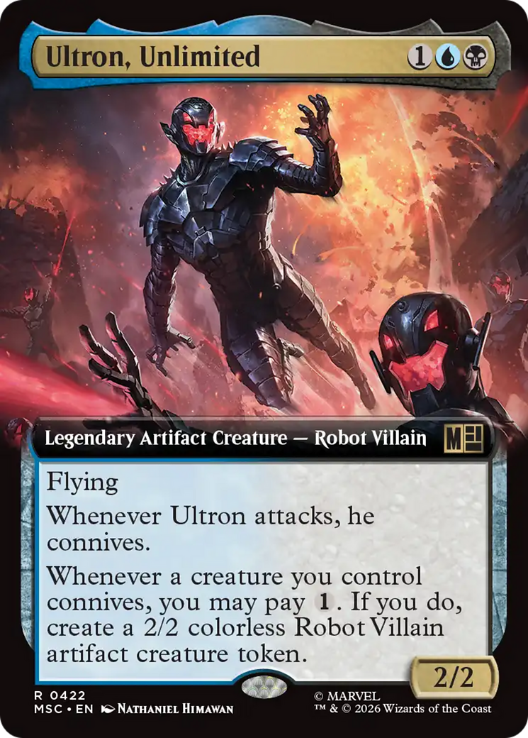 Ultron, Unlimited (Extended Art) [Marvel Super Heroes Commander] | Chromatic Games