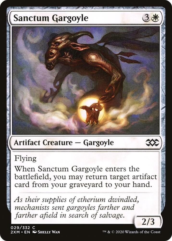 Sanctum Gargoyle 29/332 (Double Masters)  - Foil | Chromatic Games