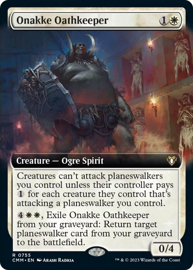 Onakke Oathkeeper (Extended Art) [Commander Masters] | Chromatic Games