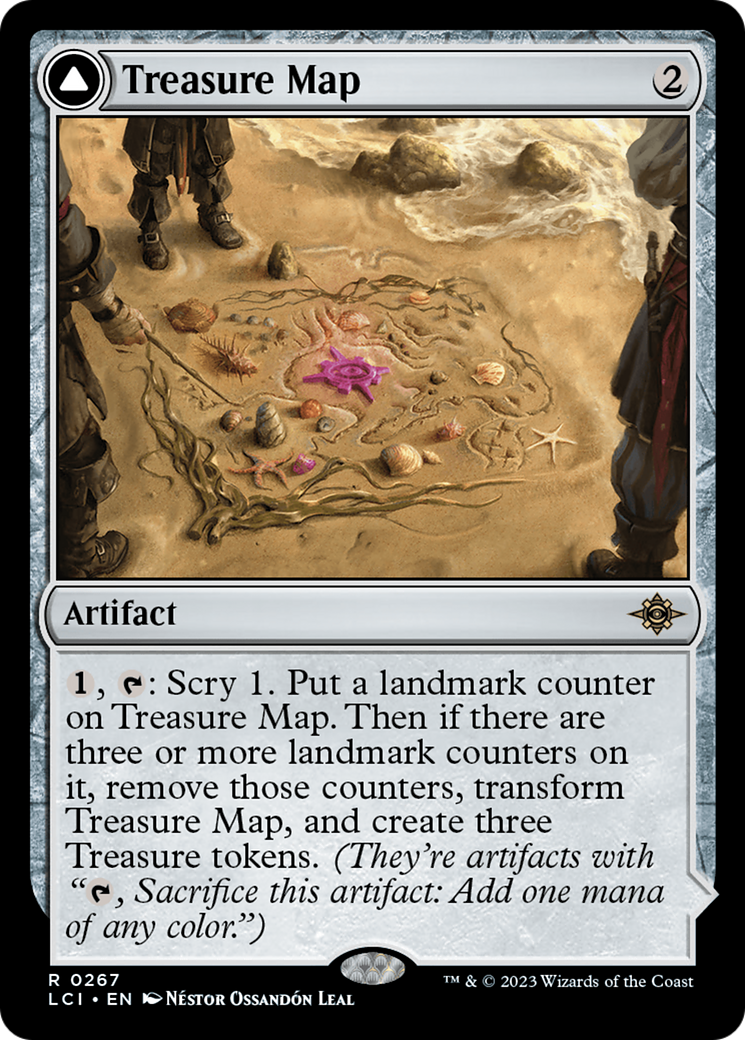 Treasure Map // Treasure Cove [The Lost Caverns of Ixalan] | Chromatic Games