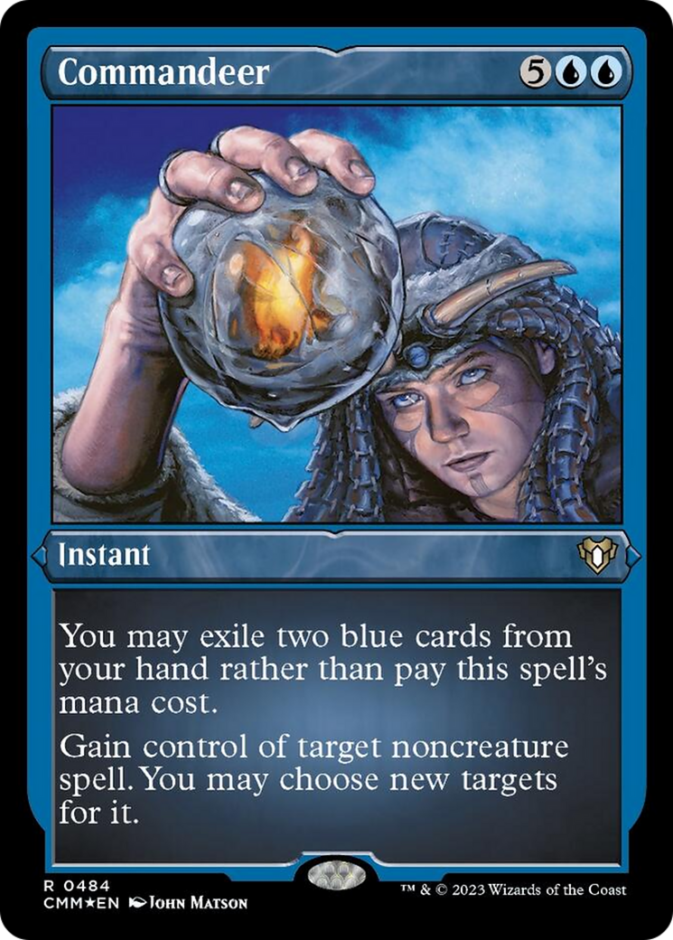 Commandeer (Foil Etched) [Commander Masters] | Chromatic Games