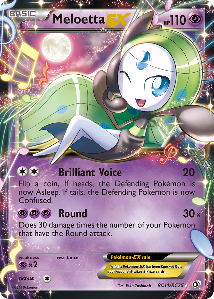 Meloetta EX (RC11/RC25) [Black & White: Legendary Treasures] | Chromatic Games