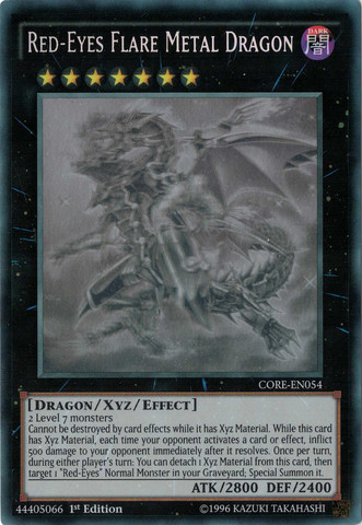 Red-Eyes Flare Metal Dragon [CORE-EN054] Ghost Rare | Chromatic Games