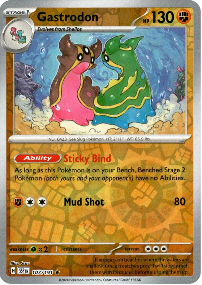 Gastrodon (107/191) [Scarlet & Violet: Surging Sparks] | Chromatic Games
