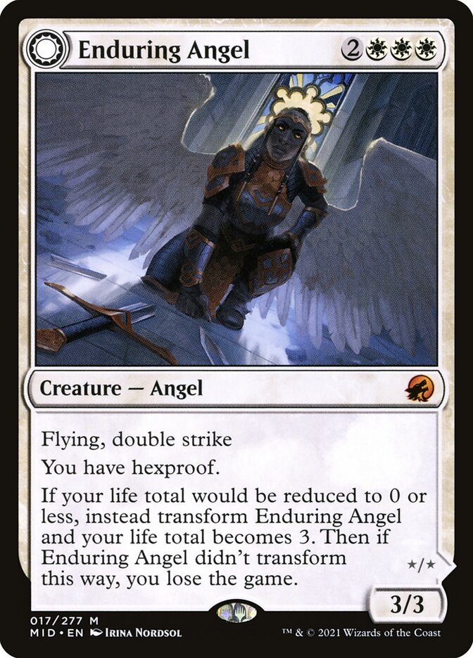 Enduring Angel 17 (Innistrad: Midnight Hunt)  | Chromatic Games