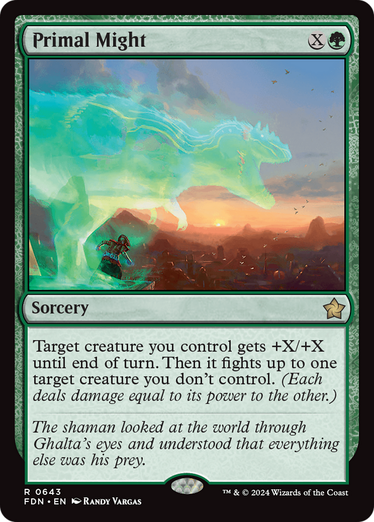 Primal Might [Foundations] | Chromatic Games