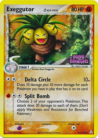 Exeggutor (41/110) (Delta Species) (Stamped) [EX: Holon Phantoms] | Chromatic Games