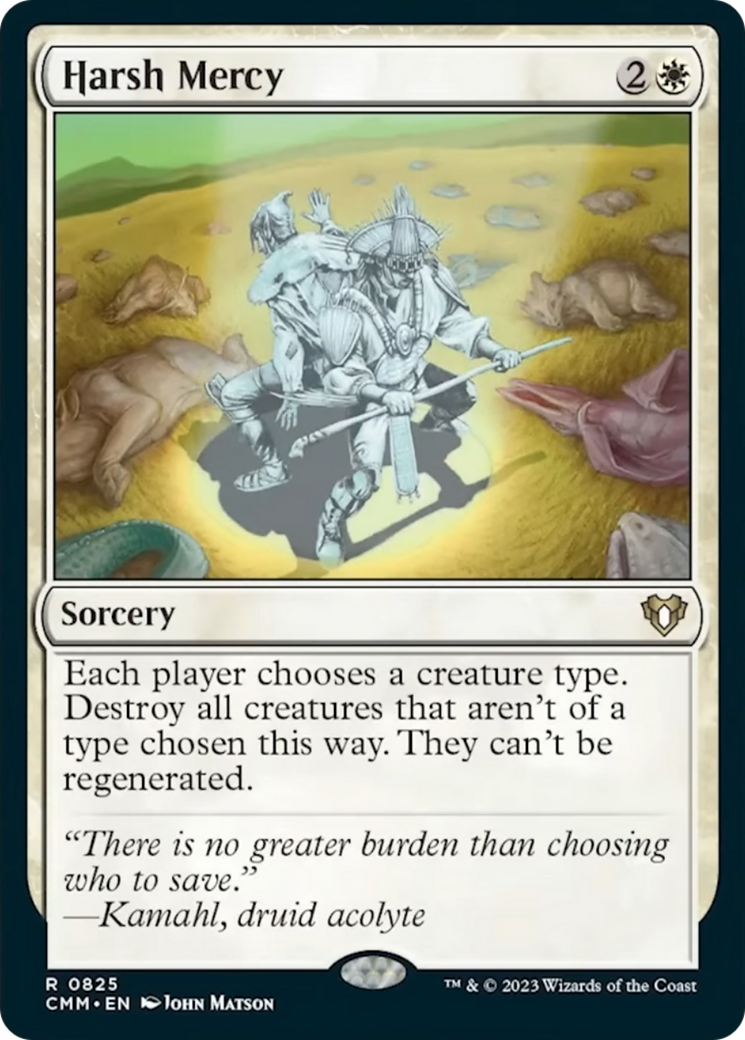 Harsh Mercy [Commander Masters] | Chromatic Games