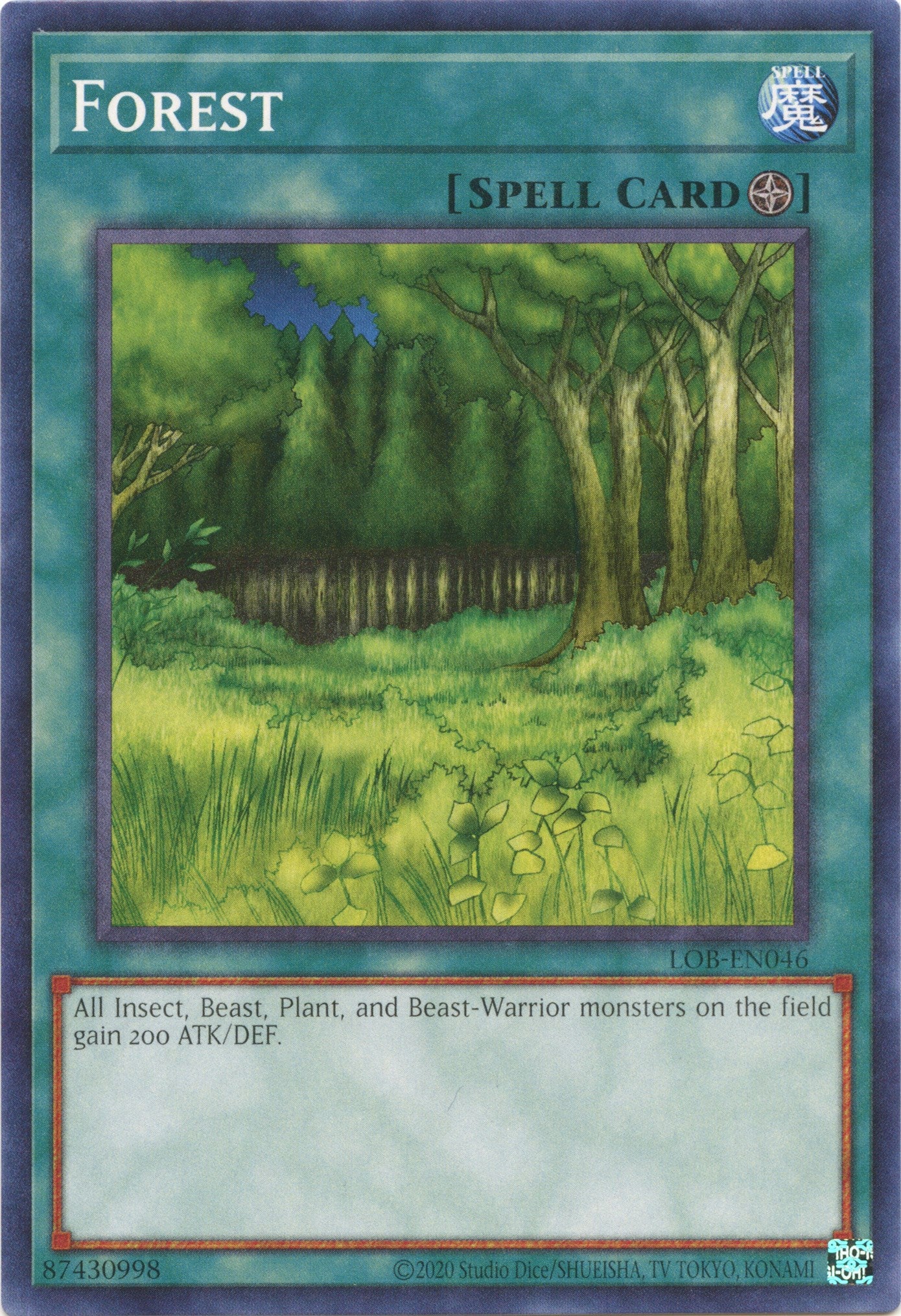Forest (25th Anniversary) [LOB-EN046] Common | Chromatic Games