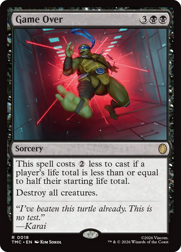 Game Over [Teenage Mutant Ninja Turtles Commander] | Chromatic Games