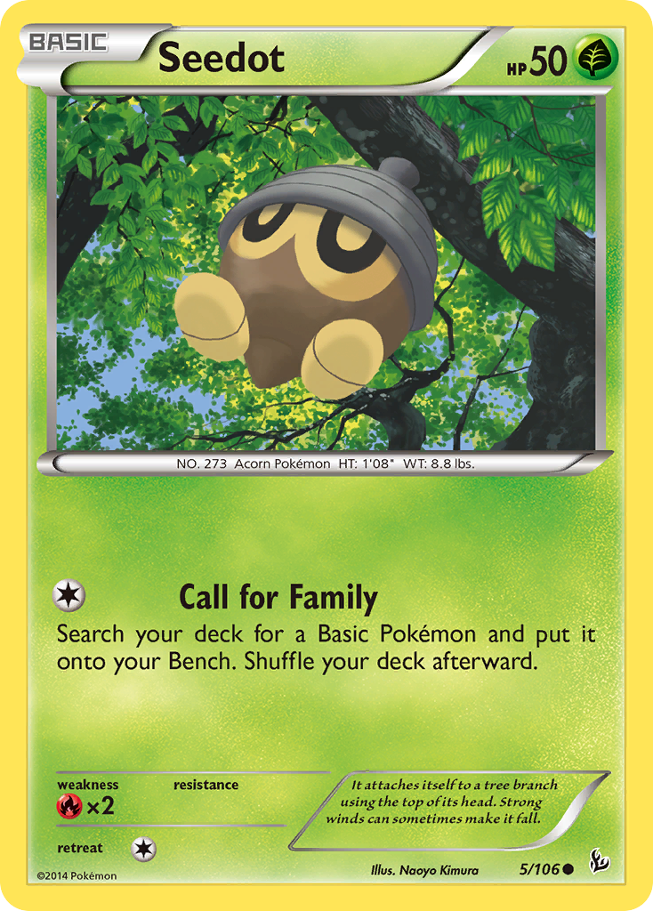 Seedot (5/106) [XY: Flashfire] | Chromatic Games