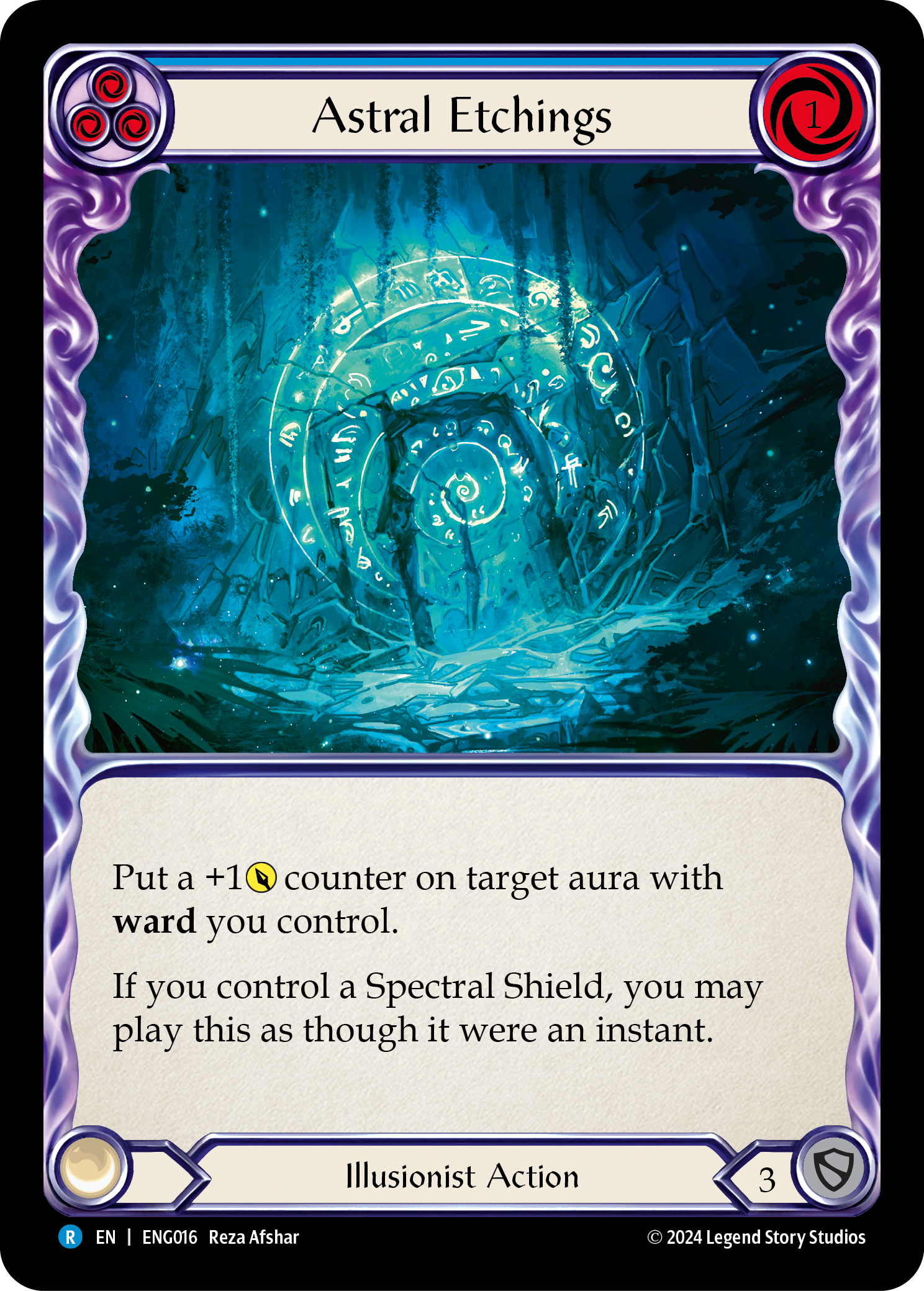 Astral Etchings [ENG016] (Part the Mistveil Enigma Blitz Deck) | Chromatic Games