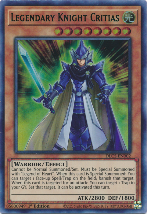 Legendary Knight Critias (Green) [DLCS-EN002] Ultra Rare | Chromatic Games