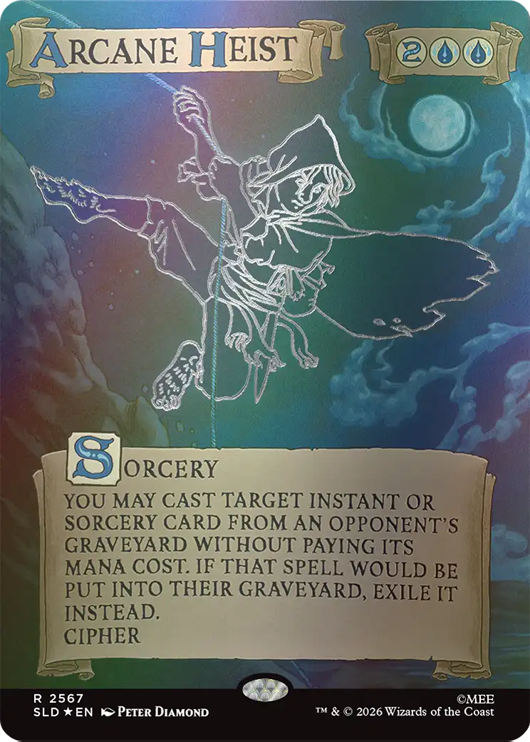 Arcane Heist (Out Of Sight Foil) [Secret Lair Drop Series] | Chromatic Games