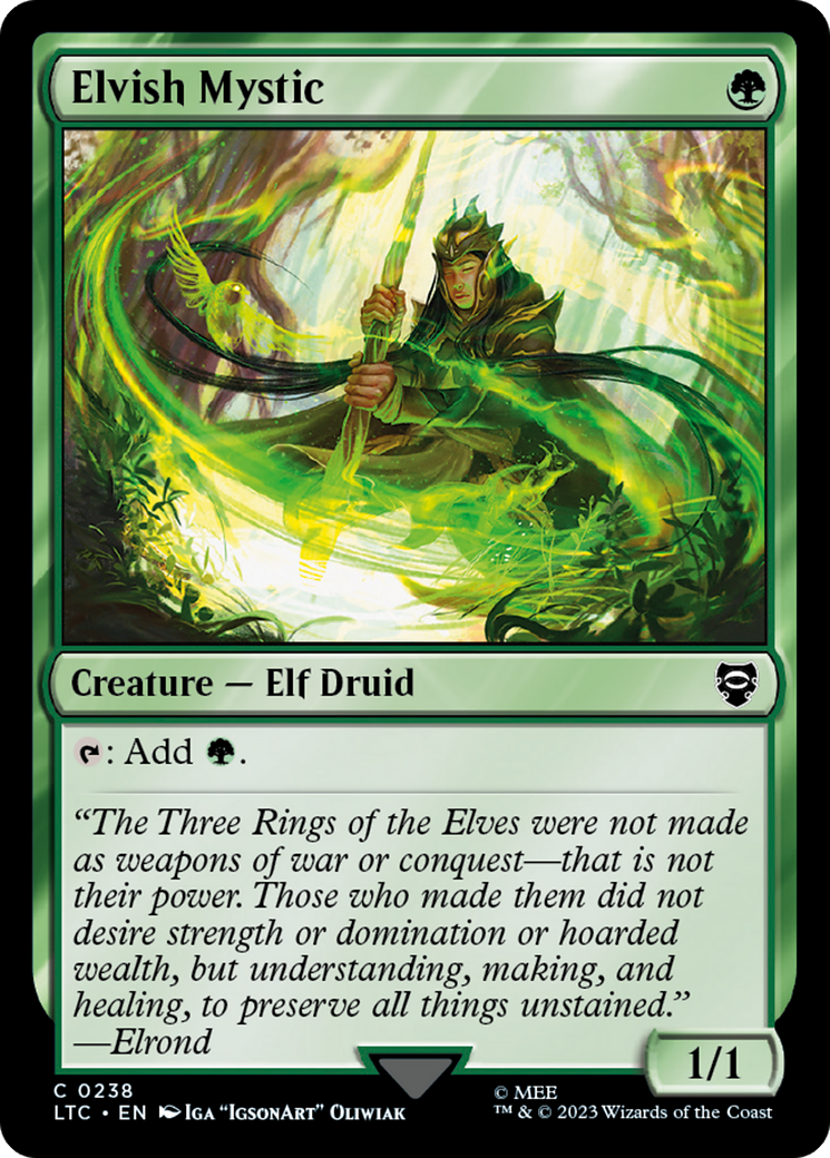 Elvish Mystic [The Lord of the Rings: Tales of Middle-Earth Commander] | Chromatic Games