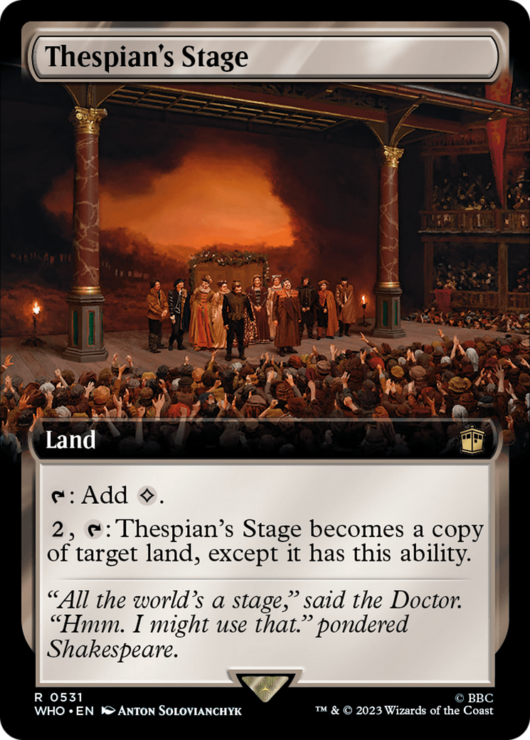 Thespian's Stage (Extended Art) [Doctor Who] | Chromatic Games