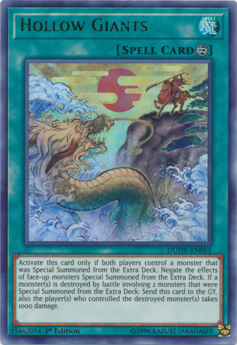 Hollow Giants [DUOV-EN055] Ultra Rare | Chromatic Games