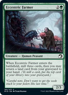 Eccentric Farmer 185/277 (Innistrad: Midnight Hunt)  - Foil | Chromatic Games