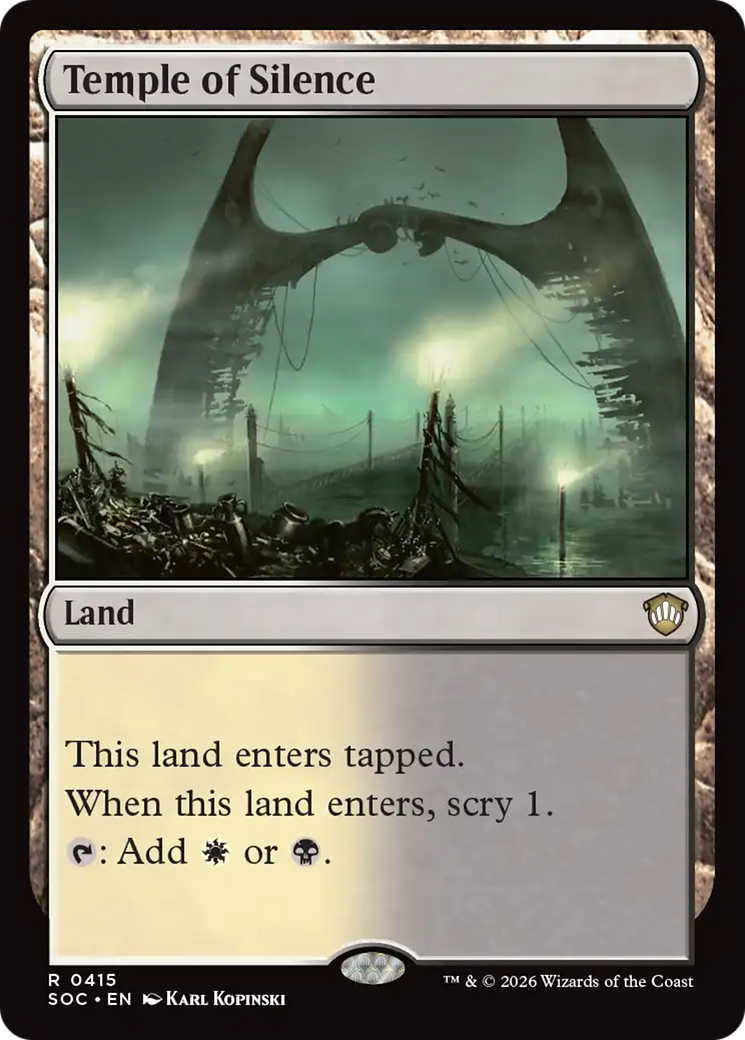 Temple of Silence [Secrets of Strixhaven Commander] | Chromatic Games