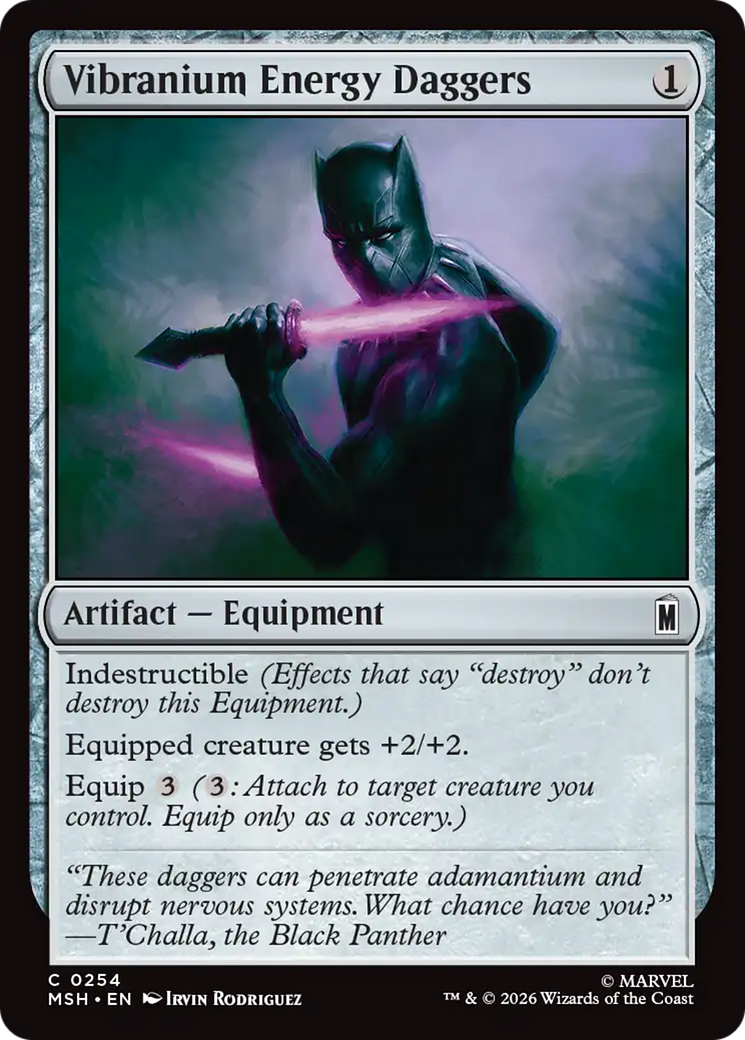 Vibranium Energy Daggers [Marvel Super Heroes] | Chromatic Games