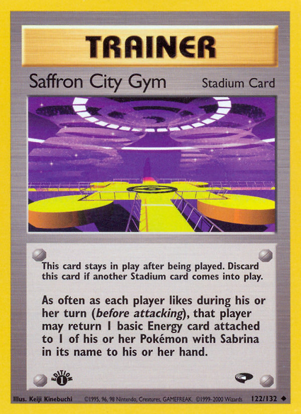 Saffron City Gym (122/132) [Gym Challenge 1st Edition] | Chromatic Games