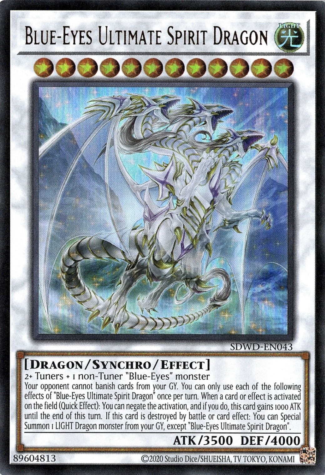 Blue-Eyes Ultimate Spirit Dragon (Unlimited) [SDWD-EN043] Ultra Rare | Chromatic Games