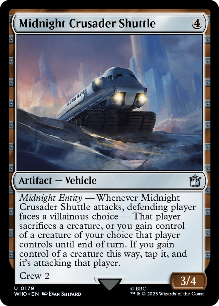 Midnight Crusader Shuttle [Doctor Who] | Chromatic Games