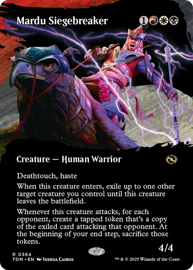 Mardu Siegebreaker (Borderless) [Tarkir: Dragonstorm] | Chromatic Games