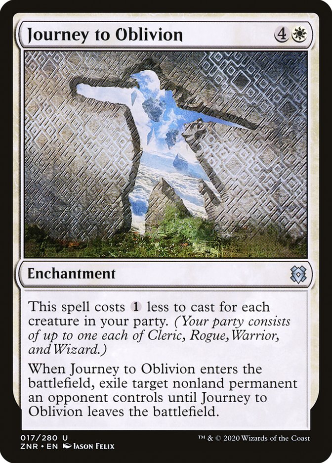 Journey to Oblivion 17/280 (Zendikar Rising)  | Chromatic Games
