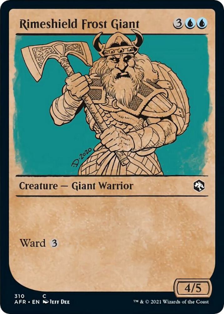 Rimeshield Frost Giant Showcase 310 (Adventures in the Forgotten Realms)  | Chromatic Games