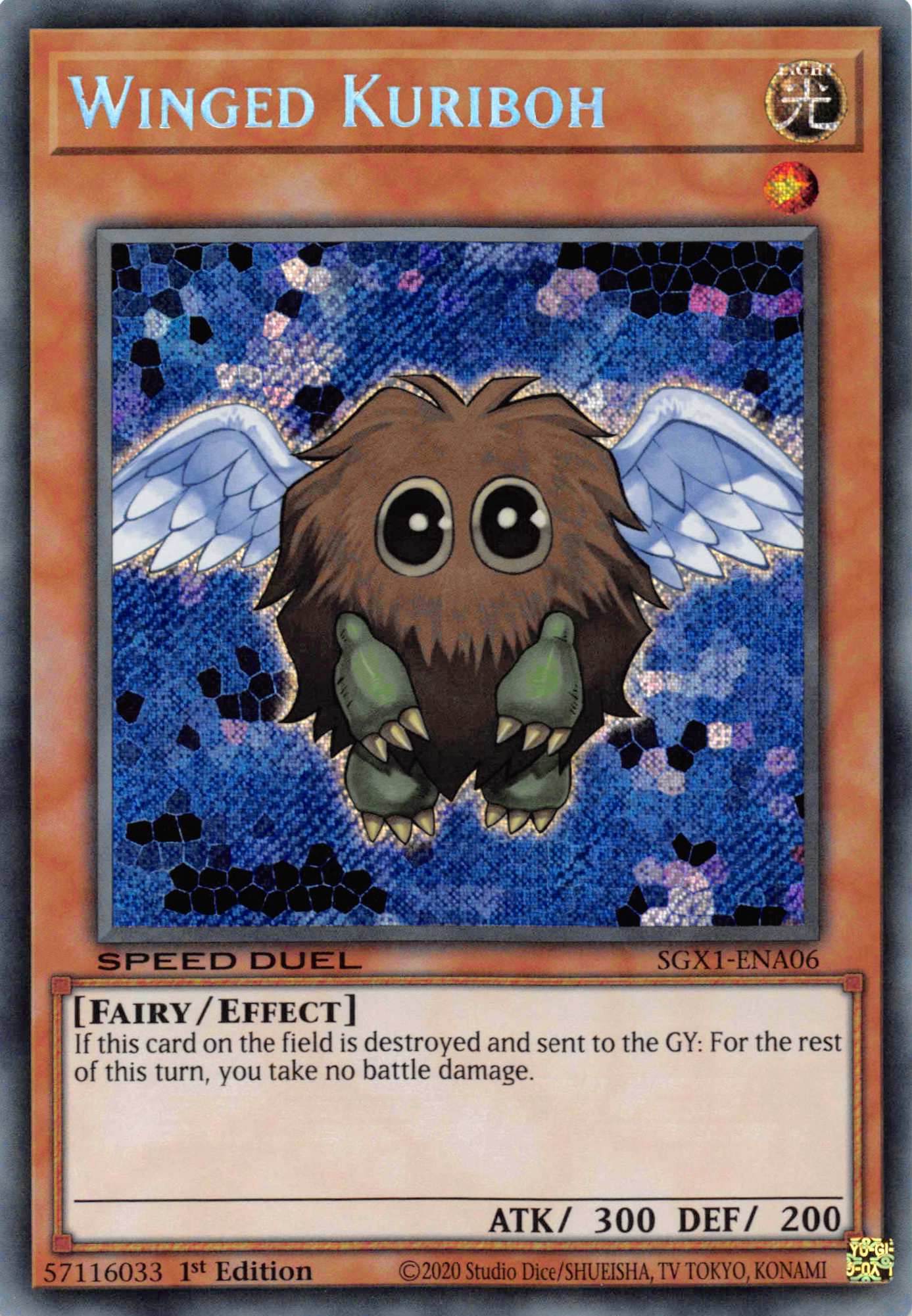 Winged Kuriboh [SGX1-ENA06] Secret Rare | Chromatic Games